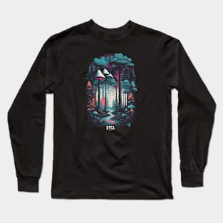 mushroom forest Long Sleeve T-Shirt